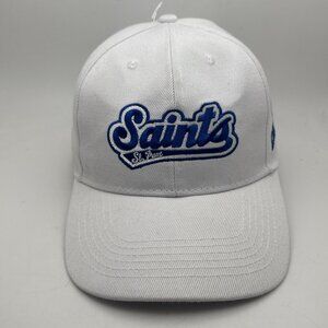St. Paul Saints CHS Field Baseball Hat White Blue Hook & Loop Strapback Cap